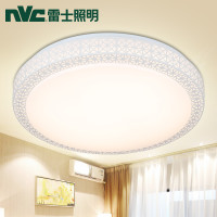 雷士照明(NVC)LED吸顶灯 客厅卧室书房灯 圆形简约现代温馨亚克力灯具 24W 分段调光 照射面积10-20? 24S