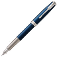派克(PARKER)新品卓尔海洋蓝白夹墨水笔 钢笔