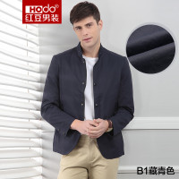 HODO红豆男装 夹克男 2018春季男士夹克男士立领夹克外套 藏青 175/92A