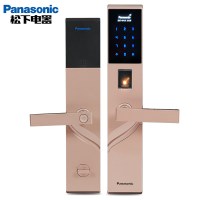 松下(Panasonic)指纹锁家用防盗门电子锁V-M77/81C智能感应锁密码指纹锁