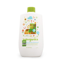 甘尼克宝贝 babyganics 美国进口 家居 地板清洁剂 浓缩型 无香 473ml 宝宝爬行垫清洁剂 游戏毯清洁剂