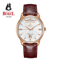 瑞士进口依波路(ERNEST BOREL)祖尔斯系列GGR9160W-221BR时尚经典男款石英手表 GGR9160W-221BR