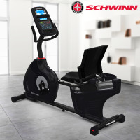 美国十字星(Schwinn) 家用高端磁控卧式健身车570R 室内自行车动感单车 有氧 静音健身器材 黑色