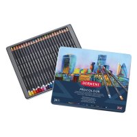 DERWENT PROCOLOUR 24 英国进口得韵 24色专业型彩铅铁盒套装 天蓝色