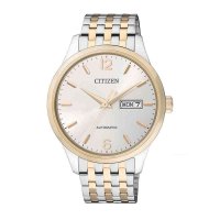 西铁城(CITIZEN)手表 时尚机械不锈钢间玫瑰金色表带机械表 男NH7504-52AB NH7504-52AB
