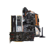 金士顿Fury 2400 8G内存+M.2 240G固态+技嘉H370-Gaming 3主板+七彩虹1060 6G显卡