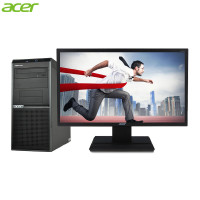 宏碁(Acer)D430台式电脑(I3-6100 4G 1T 集显 DVDRW 21.5寸 win7专业版 SC)