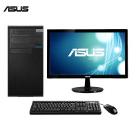 华硕(ASUS) D630MT 商用台式电脑 23.8英寸显示器（i5-6500 4G 1TB 集显 无光驱 W7 黑)