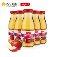 良珍（Legent ）西班牙进口 100％纯苹果汁 无糖无添加剂果汁 饮料 250ml*6/整箱装