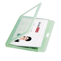 JZ优和(UHOO) PP证件卡 6613 明绿 产品尺寸98*78mm 卡片纸尺寸85*54 横式 6/120/720