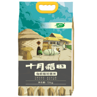 十月稻田 东北五常有机大米5kg 有机稻花香大米10斤