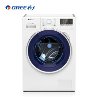 格力（GREE） 8公斤变频滚筒洗衣机 LCD触摸控制低噪音 XQG80-B1401Ab1白色