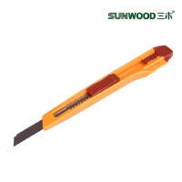 三木（SUNWOOD）颜色随机 小号 60把/盒 美工刀 91004 （单位：盒）