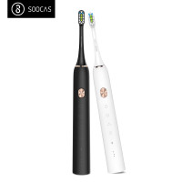 素士(SOOCAS) 超声波电动牙刷 成人充电式全自动震动牙刷【X3黑白金版套装】