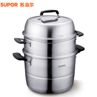 苏泊尔(SUPOR)304不锈钢三层蒸锅SZ30E1