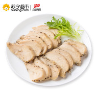 【苏宁生鲜】凤祥食品（Fovo Foods）优形蒸鸡胸切片（诱惑黑胡椒味）100g 国产速冻禽肉（袋装）