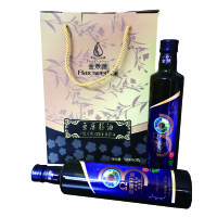 黑土稻场 500ml/瓶 2瓶/盒 油家庭 亚麻籽油 （单位：盒）