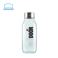 乐扣乐扣(Lock&Lock) 简约水杯 塑料杯 运动水杯 HLC551 580ml 不保温 绿色