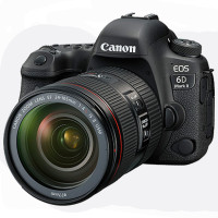 佳能(Canon) EOS 6D2（24-105F4 II）+600EX闪光灯 数码单反相机 单镜头套装 约2620万像