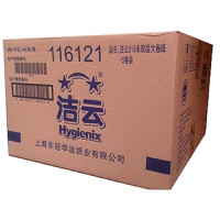 洁云116121 215米双层大卷纸卷筒卫生纸厕纸 3卷/提 4提/箱（单位：箱）