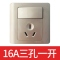 16A一开三孔单控