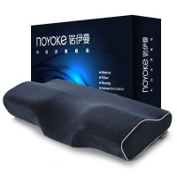诺伊曼(noyoke)蝶形护颈记忆枕头颈椎护颈枕芯 蓝色 50*30*10-6CM