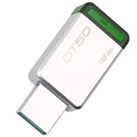 金士顿（Kingston） USB3.1 金属U盘 DT50 高速车载U盘 个性优盘 16GB