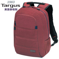Targus/泰格斯笔记本电脑包双肩背包 防泼水上班通勤 新款TSB827 酒红色
