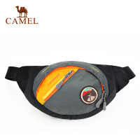 CAMEL骆驼户外腰包5L 男女款耐磨多功能型运动休闲腰包 灰色