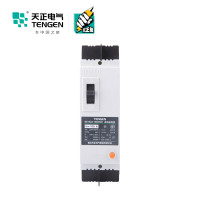 天正电气DZ15LE-100 5KA热磁式100A 2P 手动 固定式 220V 01020010008 塑壳漏电断路器