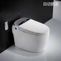 德国一体式智能马桶翻盖家用全自动冲洗电动坐便器即热座便无水箱_0 脚感应+自动翻盖(银色) 400mm