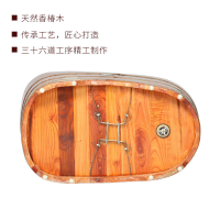 养生香椿木沐浴桶木质浴缸沐浴盆洗澡桶泡澡木桶_6 定制香柏木0.9米长