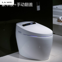 一体式智能马桶翻盖家用全自动冲洗电动坐便器即热座便无水箱 豪华版 400mm