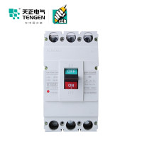 天正电气 TGM1-400 100KA热磁式400A 3P 手动 固定式 400VAC 01040072181塑壳断路器