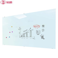 驰鹏CP-D3钢化玻璃白板90cm*120cm 悬挂式办公/会议玻璃白板 教学办公磁性写字板玻璃黑板培训看板会议室