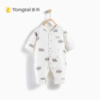 童泰TONGTAI婴童棉服秋冬纯棉薄棉连体衣1-24个月宝宝哈衣爬服儿童通用90cm 小熊 66cm