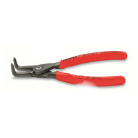 凯尼派克 KNIPEX 49 21 A21精密外卡簧钳（弯嘴，灰色，磷酸盐处理，防滑塑料套柄）19-60mm
