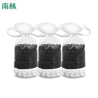【小型轿车专用 送个性停车牌】南林 汽车用竹炭包新车除味活性炭包除甲醛异味塑料味烟味净化空气纱袋3袋装