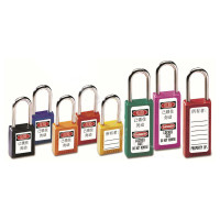 玛斯特锁 MASTER LOCK 410MCNLTORJ 6mm锁钩，锁钩净高76mm，44mm高, 橙色XENOY工程