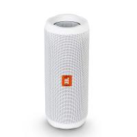 JBL Flip4 音乐万花筒4 蓝牙小音箱 低音炮 防水设计 支持多台串联 便携迷你 音箱 白色