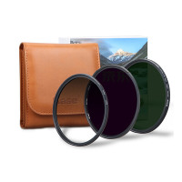 卡色（Kase) 49mm 圆形滤镜套装CPL偏振镜+ND1000减光镜+GND0.9渐灰镜 送滤镜包