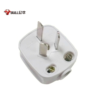公牛(bull) 三脚插头10A 电线接线三角大功率电源三孔空调三项插头 单个装