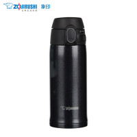 象印(ZO JIRUSHI) 保温杯SM-TA36 进口304不锈钢真空保温保冷车载户外防漏弹盖直饮水杯360ml 黑色BA