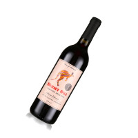 澳洲原瓶进口红酒赫西奥拉缤致袋鼠干红葡萄酒750ml单支装