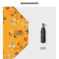 BANANAUNDER蕉下晴川防晒小黑伞折叠晴雨伞女防紫外线太阳遮阳伞 燕栖