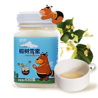 北大荒 椴树雪蜜 蜂蜂熊系列 东北黑蜂 纯蜂蜜 430g