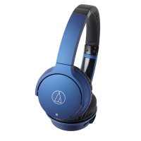 铁三角（audio-technica）无线耳罩式耳机 ATH-AR3BT(蓝色）