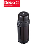 德铂（Debo）米勒DEP-388真空手提保温壶 褐色