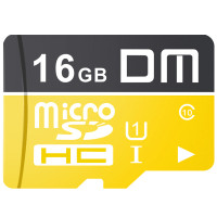 DM 16GB TF（MicroSD）存储卡 C10 TF-U1 手机内存卡行车记录仪平板电脑高速存储卡金色