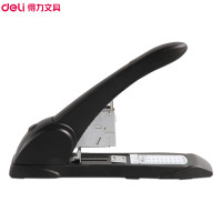 得力(deli)0395重型订书机 加厚省力订书机 210页纸长臂型大号订书器 厚层手动装订器 办公用品 颜色随机